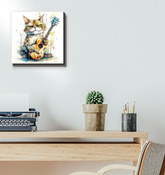 Amiable Astronaut's Astro-Adventure Wrapped Canvas